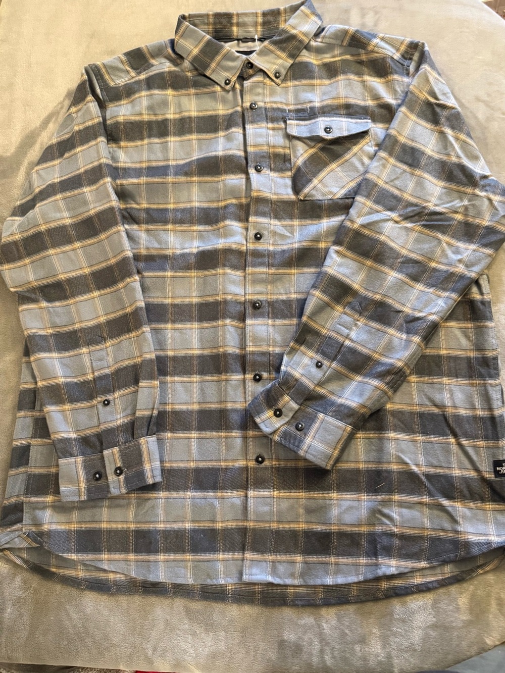 The North Face Thermicore Plaid Flannel Shirt Men XXL NWT Gorpcore